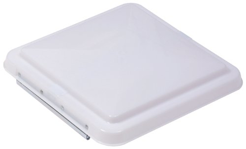 Ventmate 61255 RV Roof Vent Lid For Ventline And New Elixir RV Vents 14 Inch x 14 Inch White Vent Cover Box